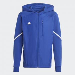 Adidas Junior Jacket Designed for Gameday Full-Zip Hoodie