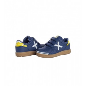 Munich G-3 Junior Velcro Navy Blue Shoes