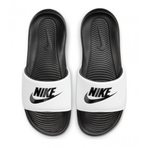 Chanclas Nike Victori One Slide Blanca y Negra