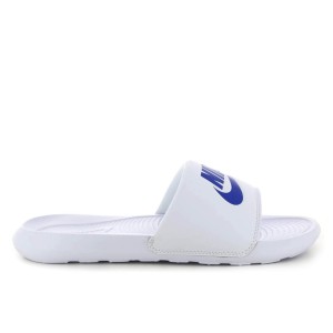 Victori One Slide NIKE White & Blue Flip Flops