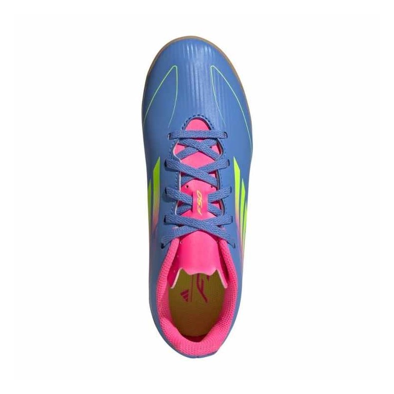 Zapatillas Futbol Sala Adidas F50 Club In Unisex  Junior Azul y Rosa