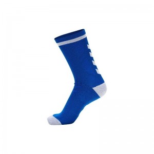 Hummel Elite Indoor Sock Low Blue/White Socks