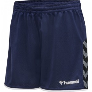 Women's Authentic Hummel Navy Shorts