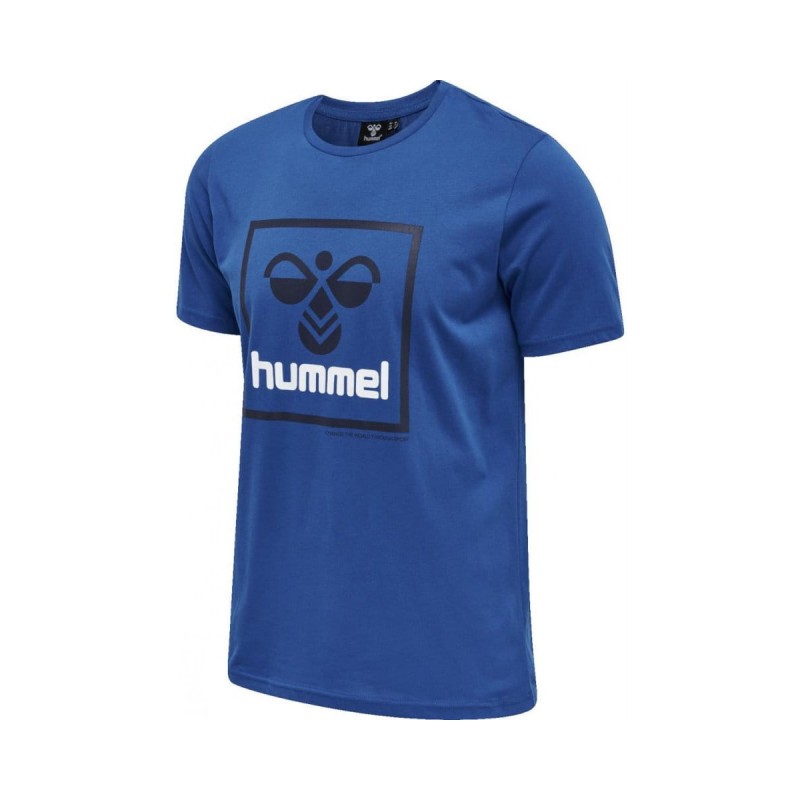 Camiseta Hummel Algodon Azul