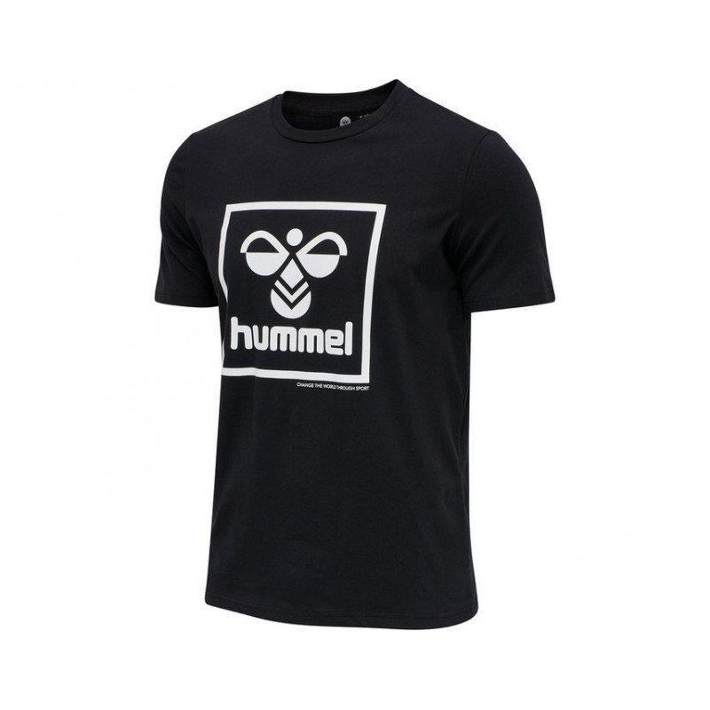 Camiseta Hummel Algodon Negra