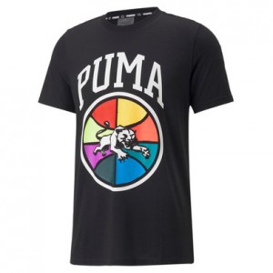 Camiseta Puma Basketball Box Out SS Tee 1 "Black"