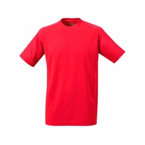 Camiseta Universal de entreno roja con escudo