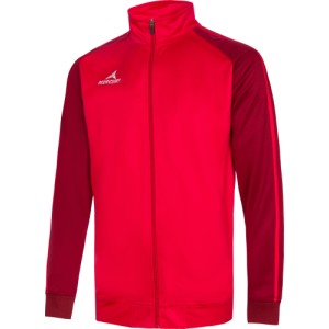 Red Lazio tracksuit jacket with crest