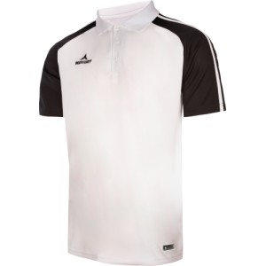 Lazio polo shirt white/black with crest